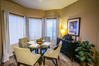 Finisterra luxury apartments dining room